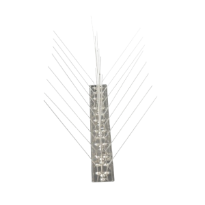 bird spikes stainless steel base; bird spikes 3 pin steel; stainless steel bird deterrent spikes; pigeon control spikes dubai; bird spikes uae; anti bird spikes stainless steel; bird spikes for rooftops dubai; bird spikes installation uae; humane bird control spikes; stainless steel base pigeon spikes;