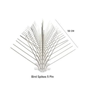 bird spikes; bird spikes 5 pin; stainless steel bird spikes; pigeon control spikes; bird control spikes dubai; anti bird spikes; 5 pin bird deterrent spikes; bird spikes uae; bird spikes for rooftops; bird spikes for ledges; humane bird control; pigeon spikes dubai;
